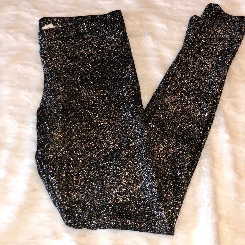 Gold and silver Mimi Chica leggings